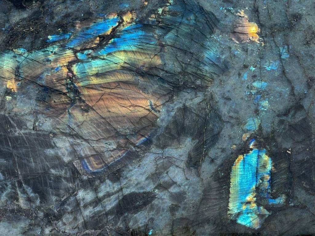 Labradorite natural stone surface